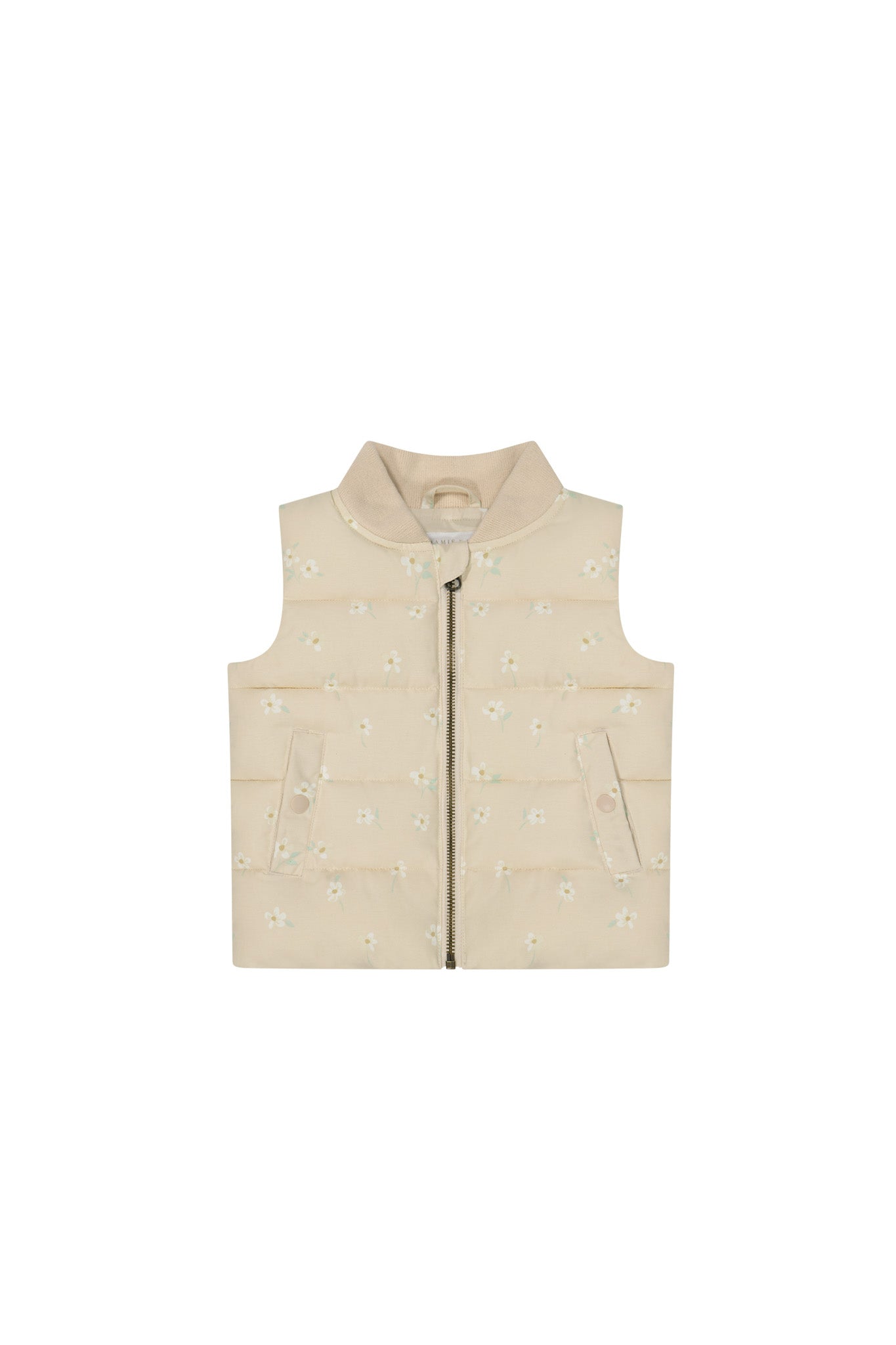 Taylor Vest - Simple Flower Sand