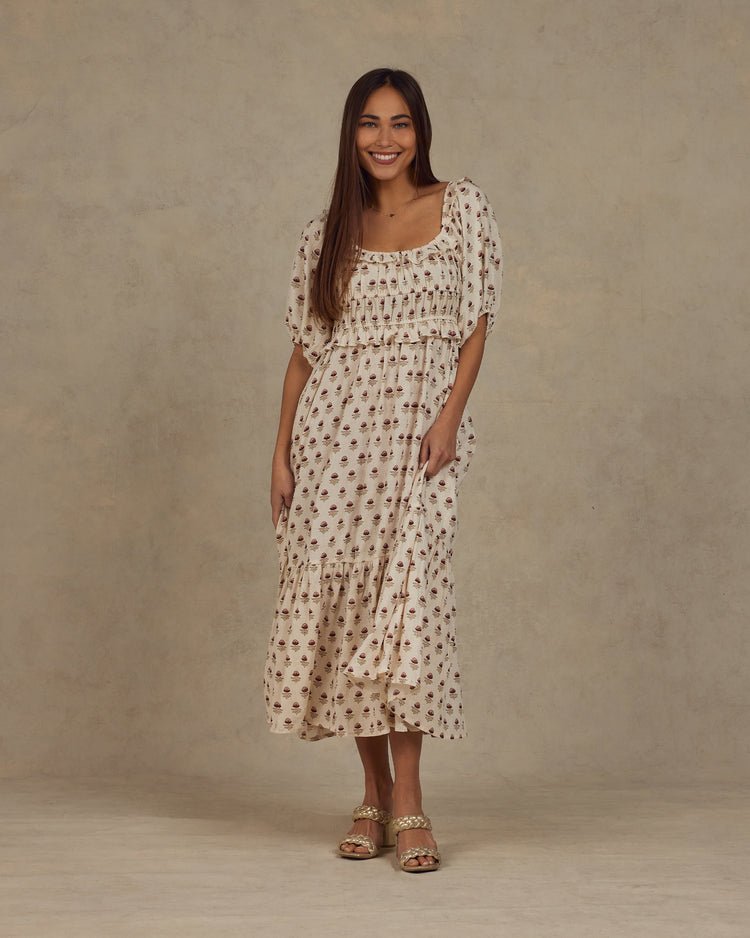 Tenley Dress || Dried Floral - LAST M & XL