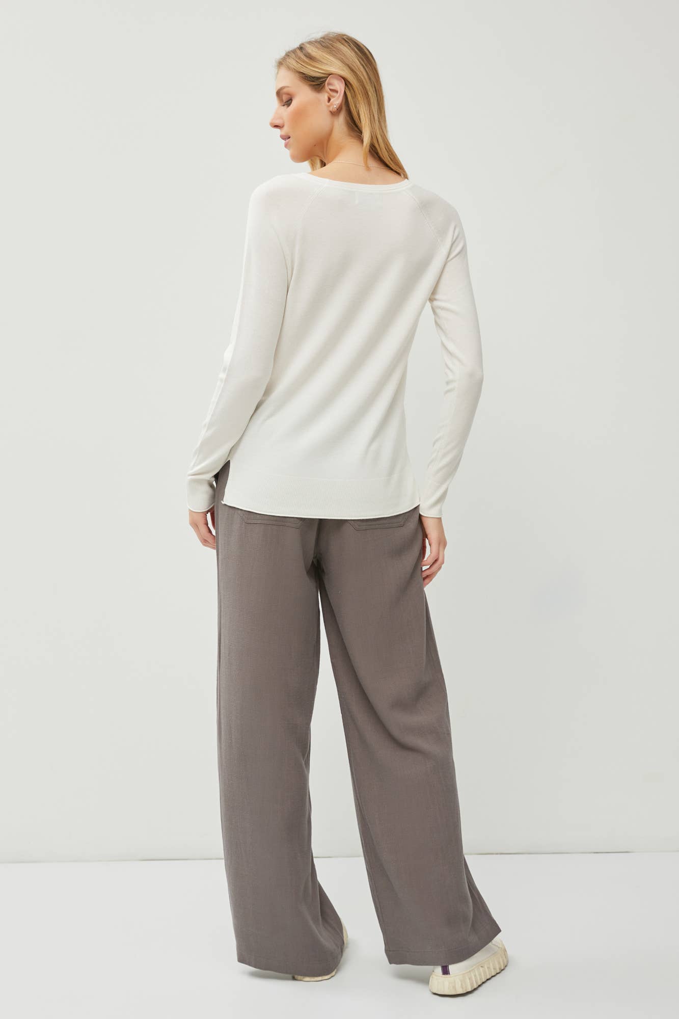 THE CAMILLE SWEATER | OFF WHITE