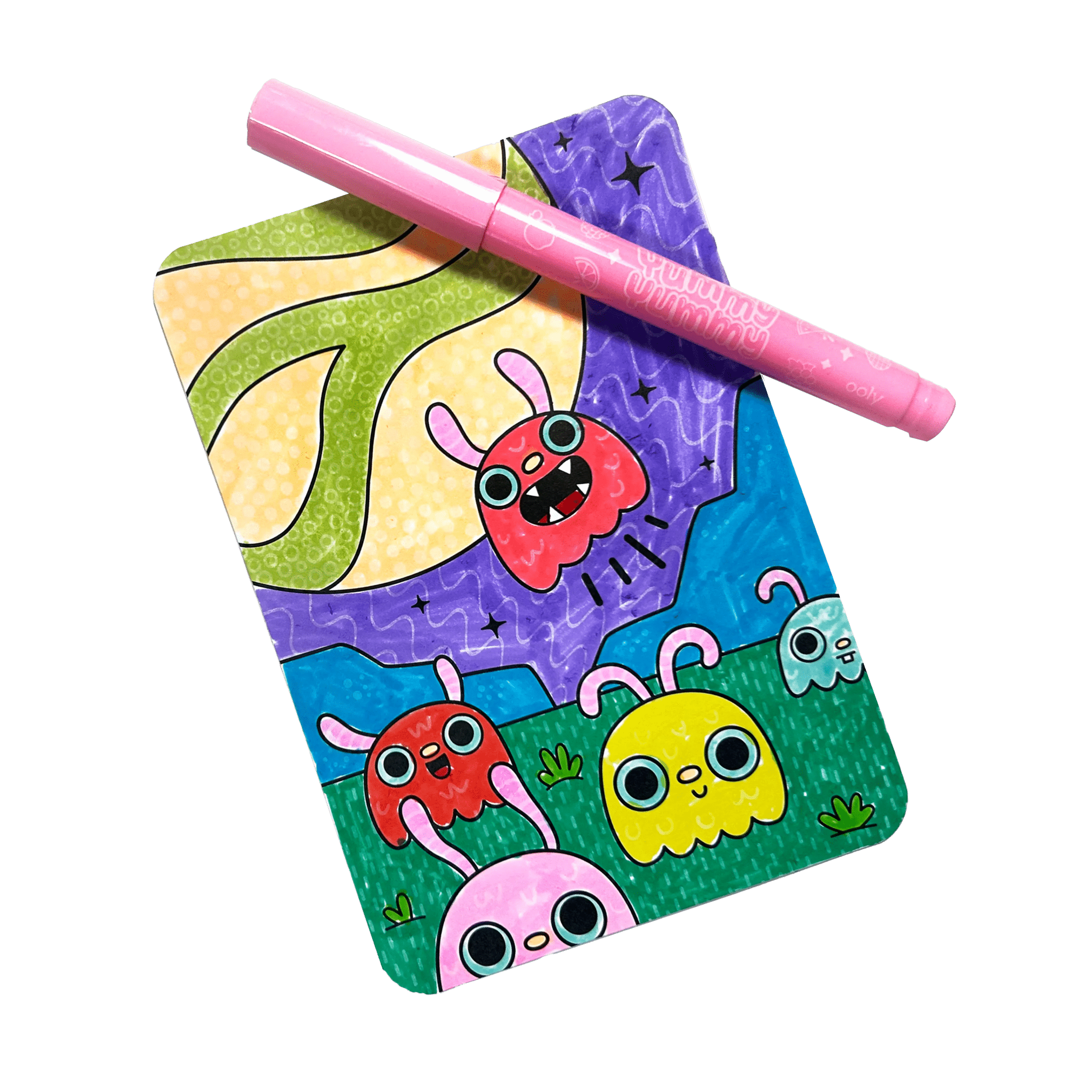 Undercover Art Hidden Pattern Color Activity | Monster Alien