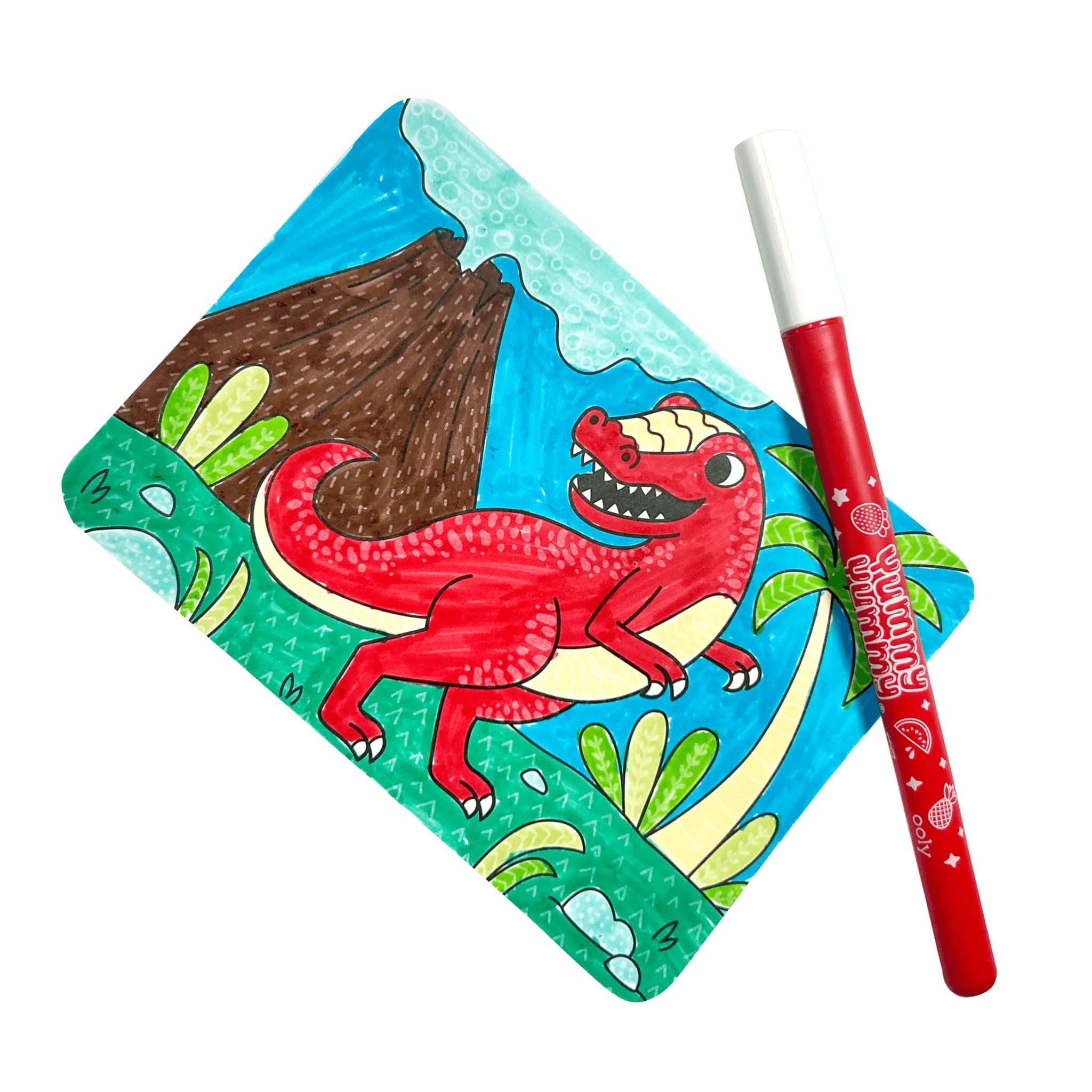 Undercover Art Hidden Pattern Coloring Activity | Dino Tales