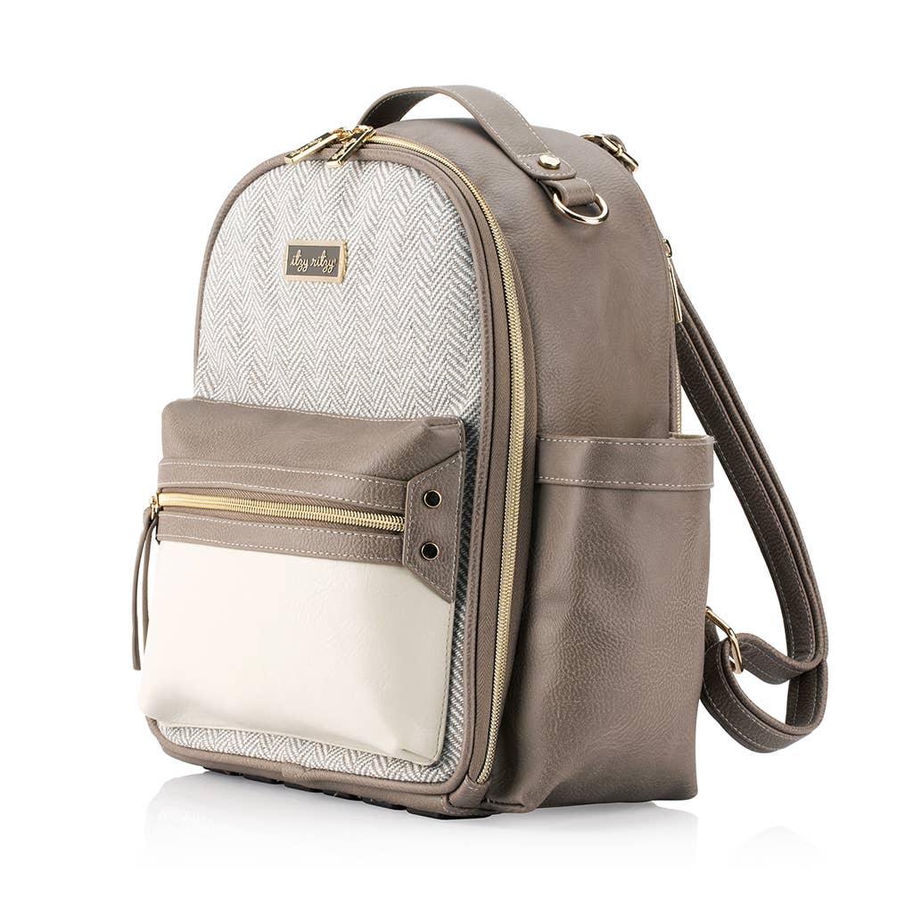 Vanilla Latte Itzy Mini™ Diaper Bag Backpack