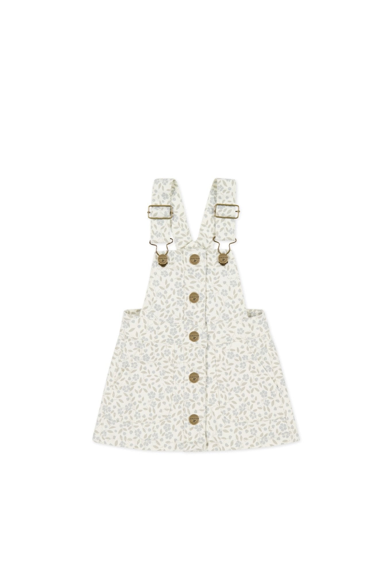 Vintage Overall Dress || Elodie Whisper White