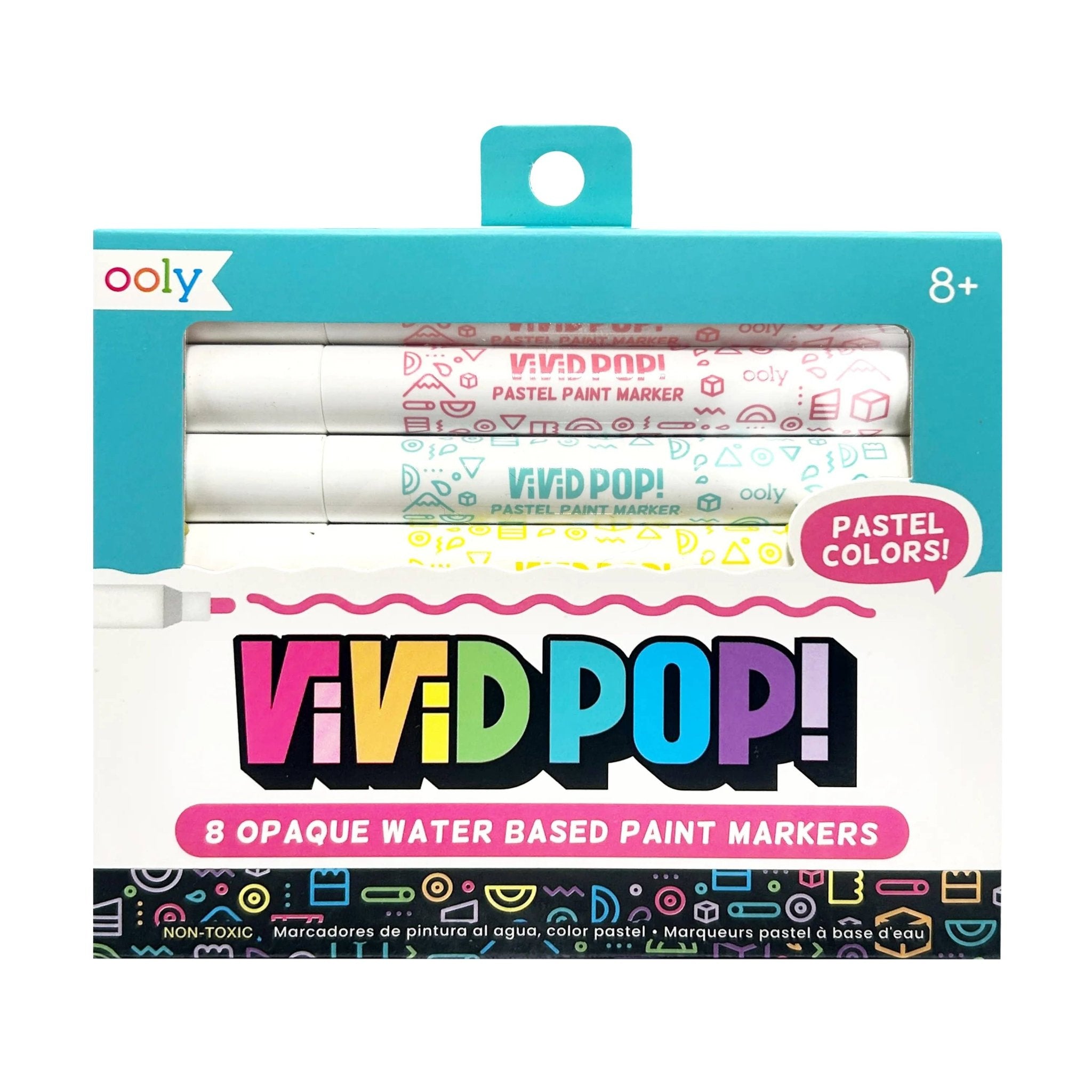 Vivid Pop! Water - Based Paint Markers: Pastel