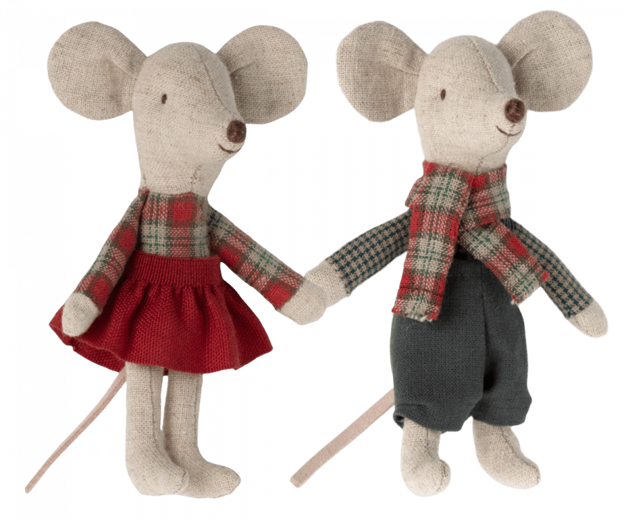 Winter mice twins, Little brother and sister