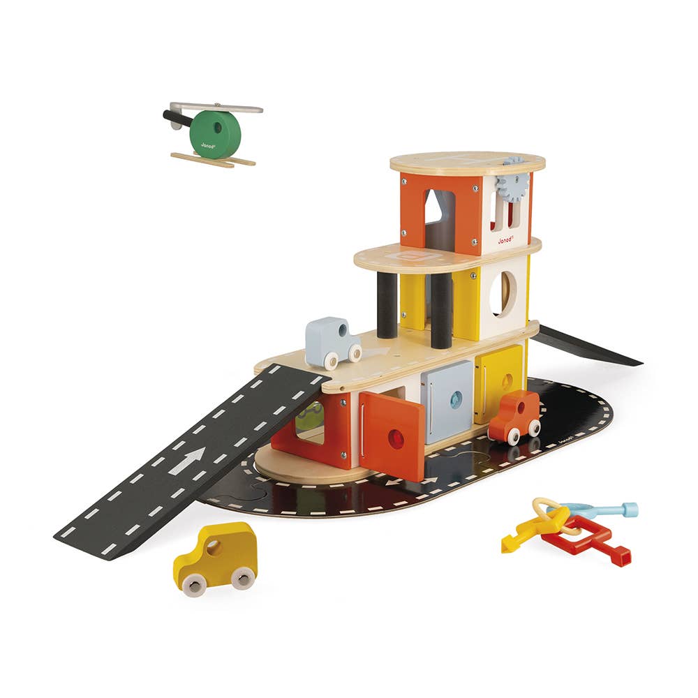 Wooden Car Garage