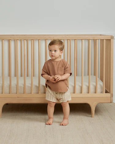 Woven Boxy Top | Clay