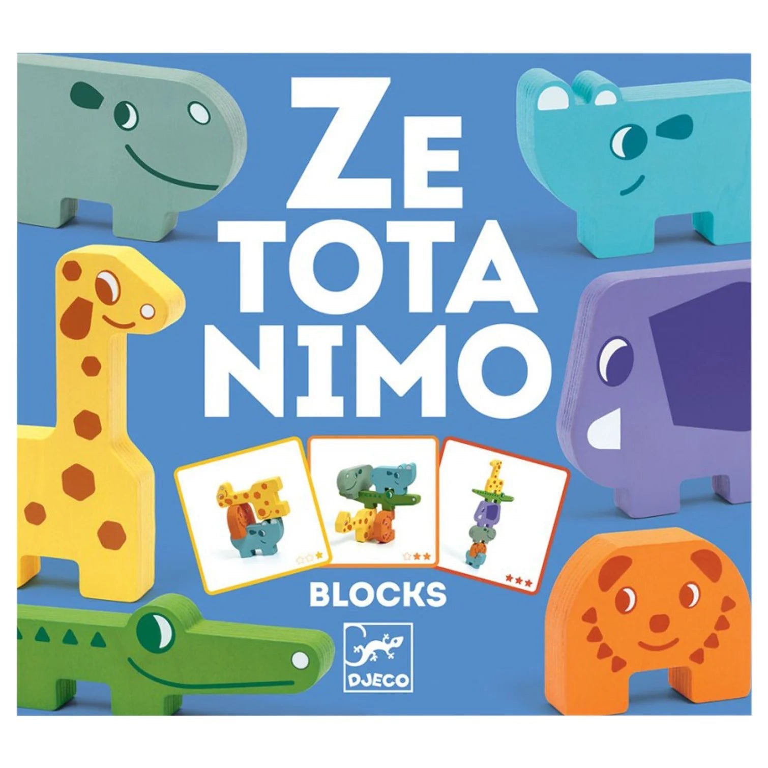 Ze Totanimo Wooden Animal Stacking Game