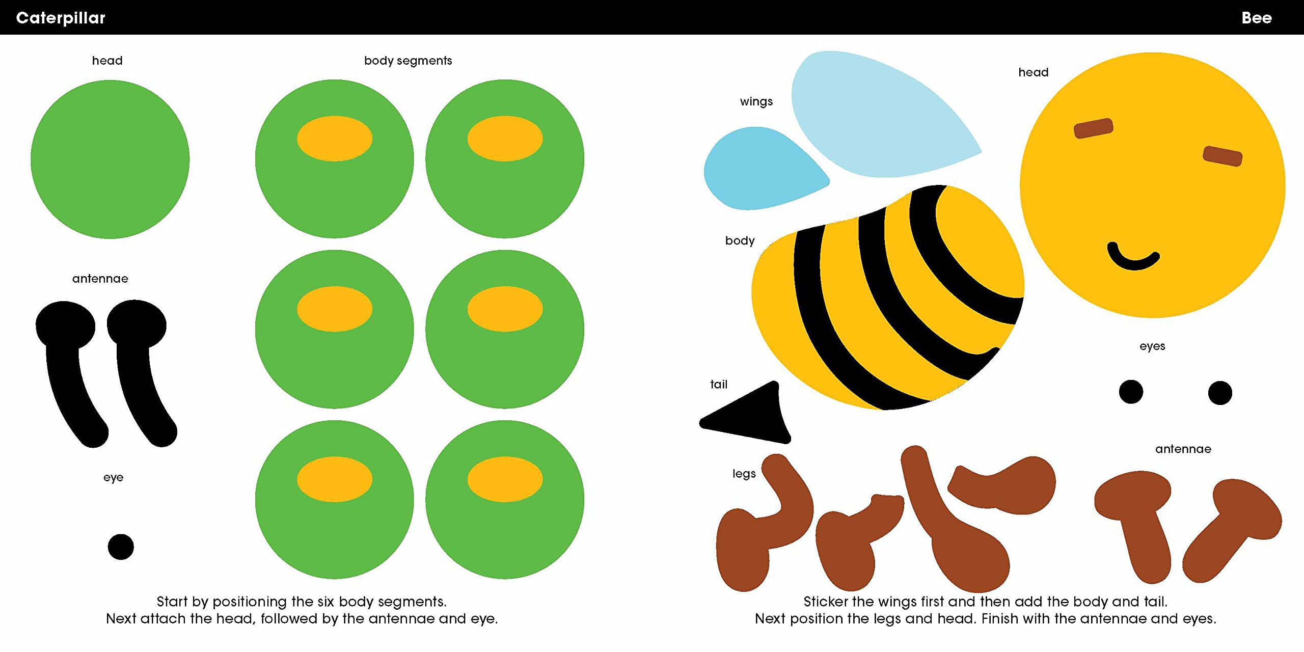 First Sticker Art: Creepy Crawlies