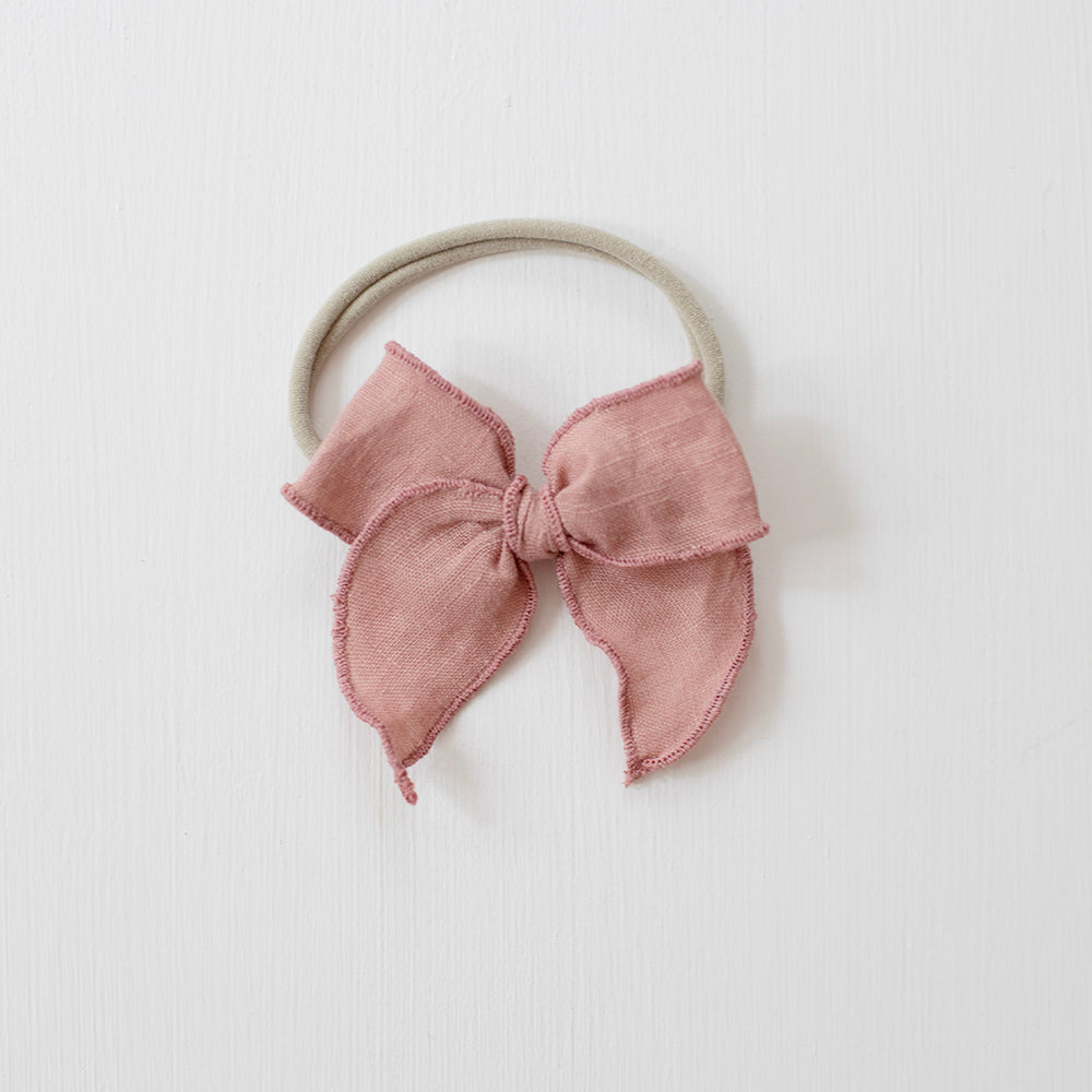 Dusty Rose | Petite Whimsical Bow