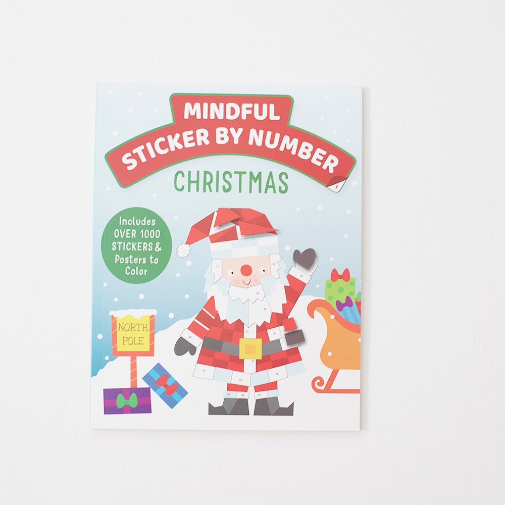 Mindful Sticker By Number, Christmas
