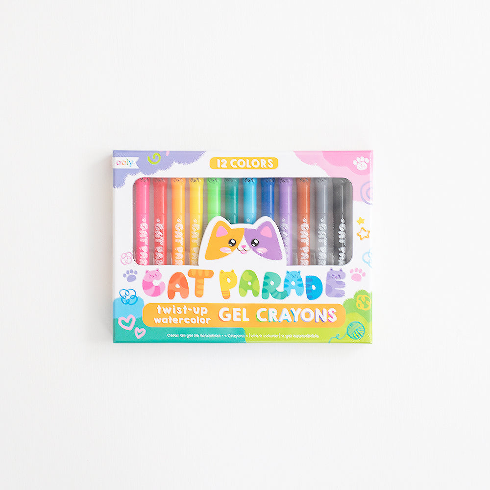 Cat Parade Watercolor Gel Crayons - Set of 12