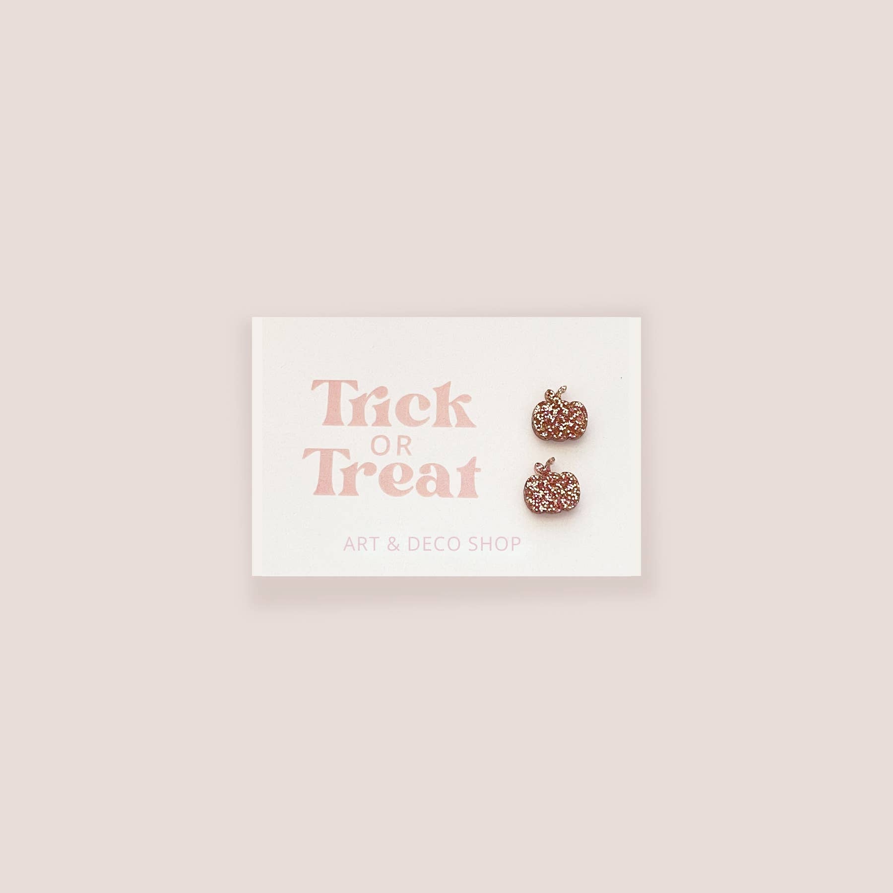 Trick or Treat Pumpkin Stud Earrings