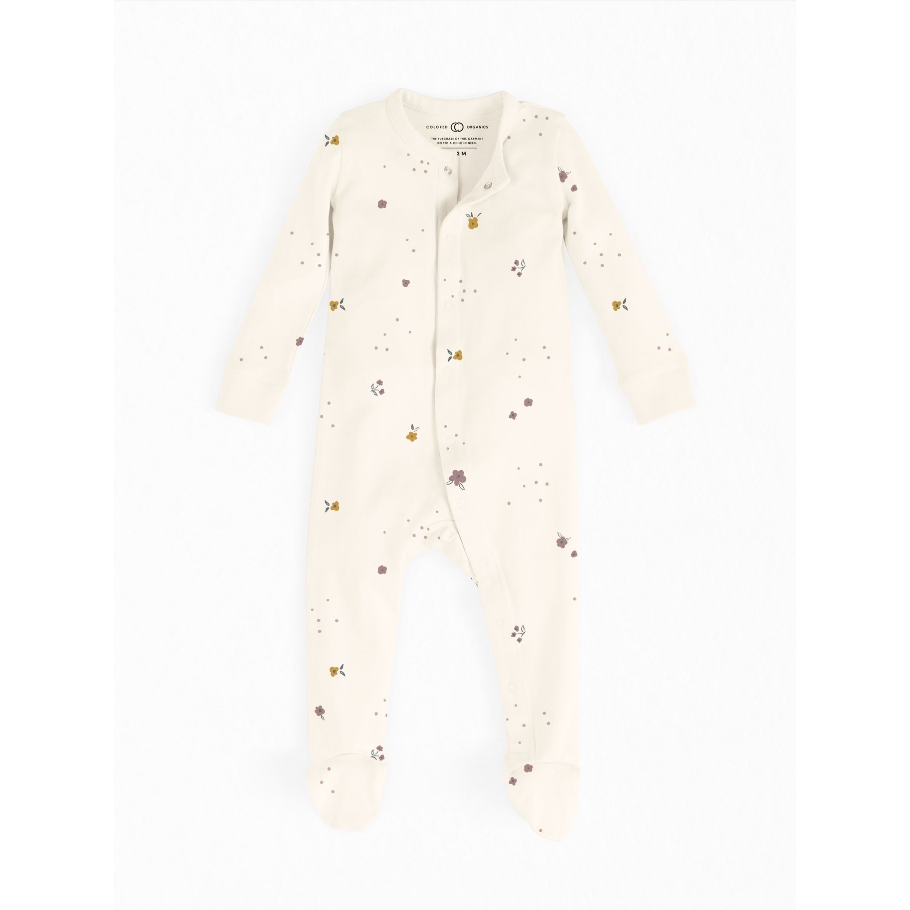 Skylar Footed Sleeper | Mia Floral - LAST ONE 18/24M