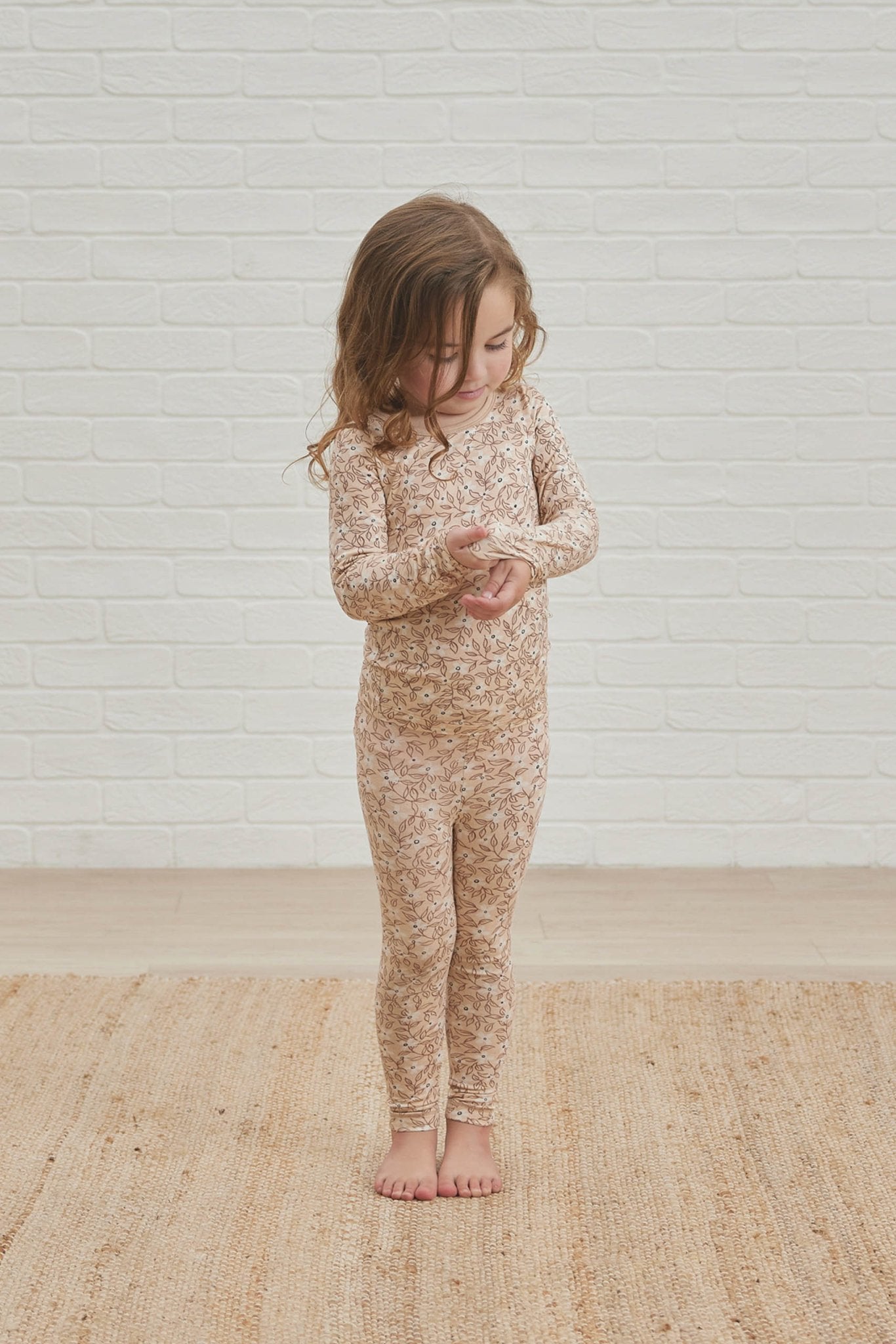 BAMBOO LONG SLEEVE TEE | BLOSSOM - LAST ONE 4/5Y