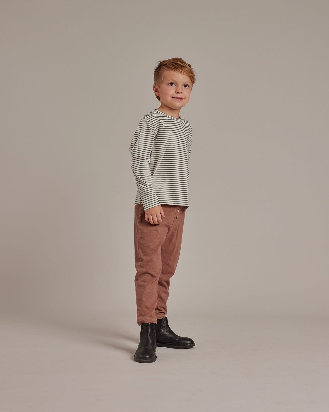 long sleeve skater tee | marine stripe