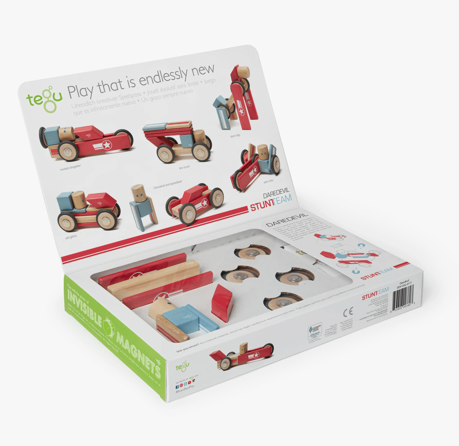 Daredevil - Magnetic Wooden Block Set