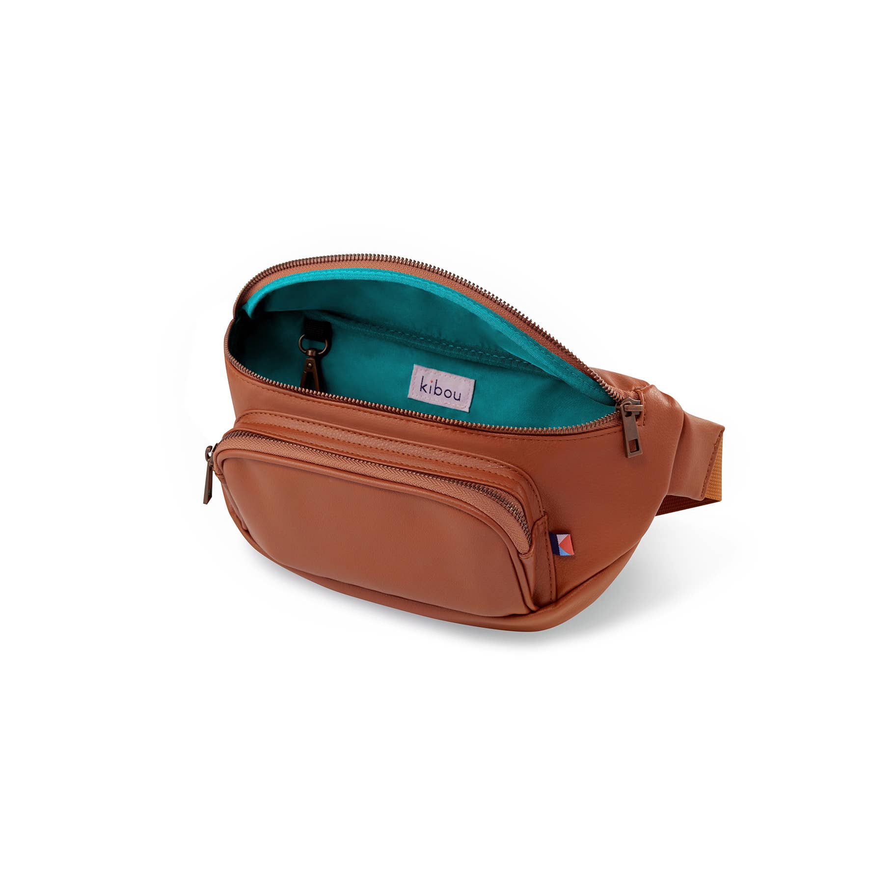 Diaper Belt Bag - Brown Vegan Leather