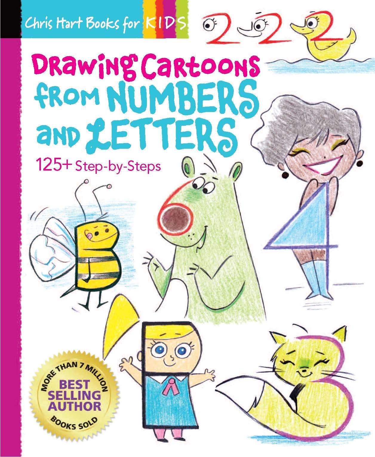 Drawing Cartoons from Numbers and Letters