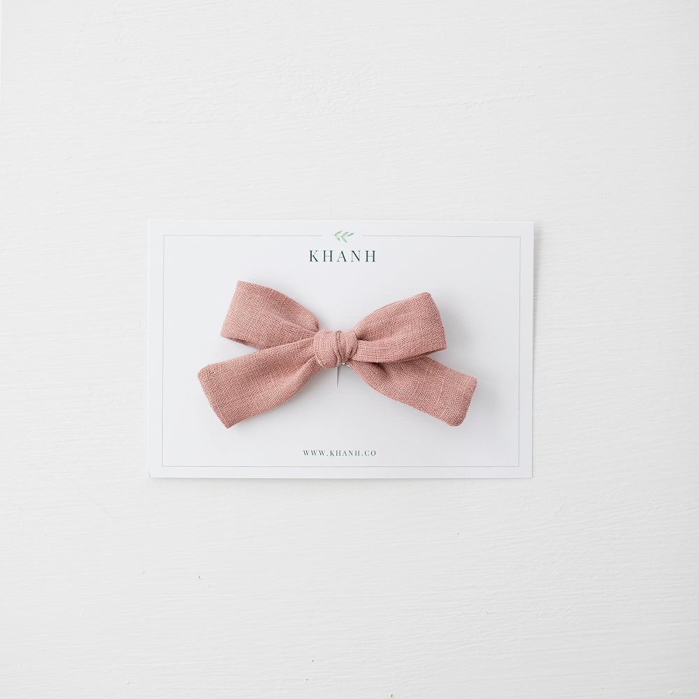 Dusty Rose | Medium Hand - Tied Bow