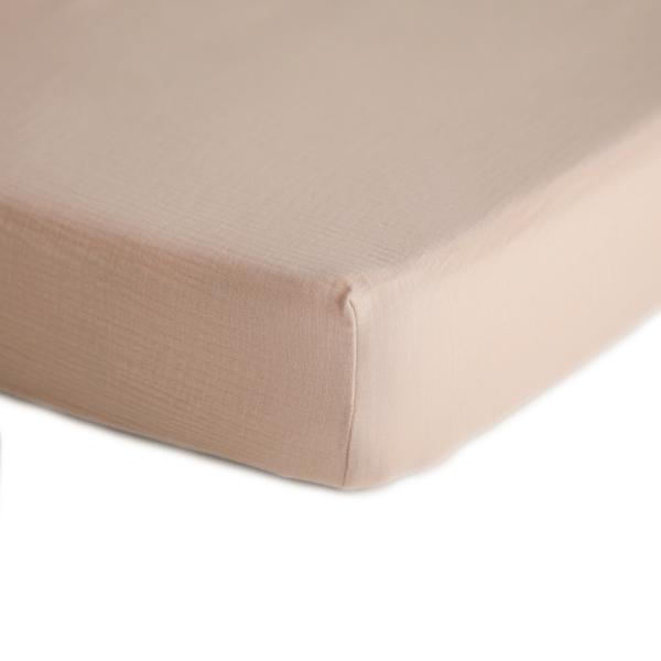 Extra Soft Muslin Crib Sheet | Blush