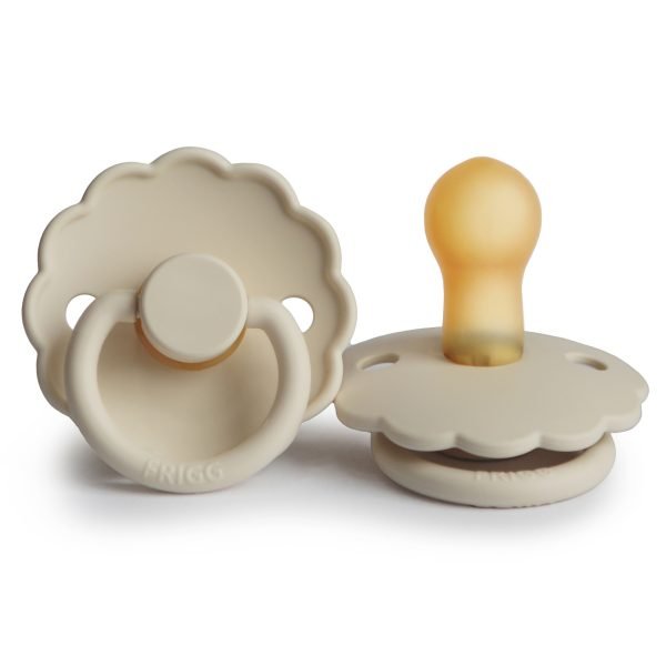 FRIGG DAISY NATURAL RUBBER PACIFIER (CREAM)