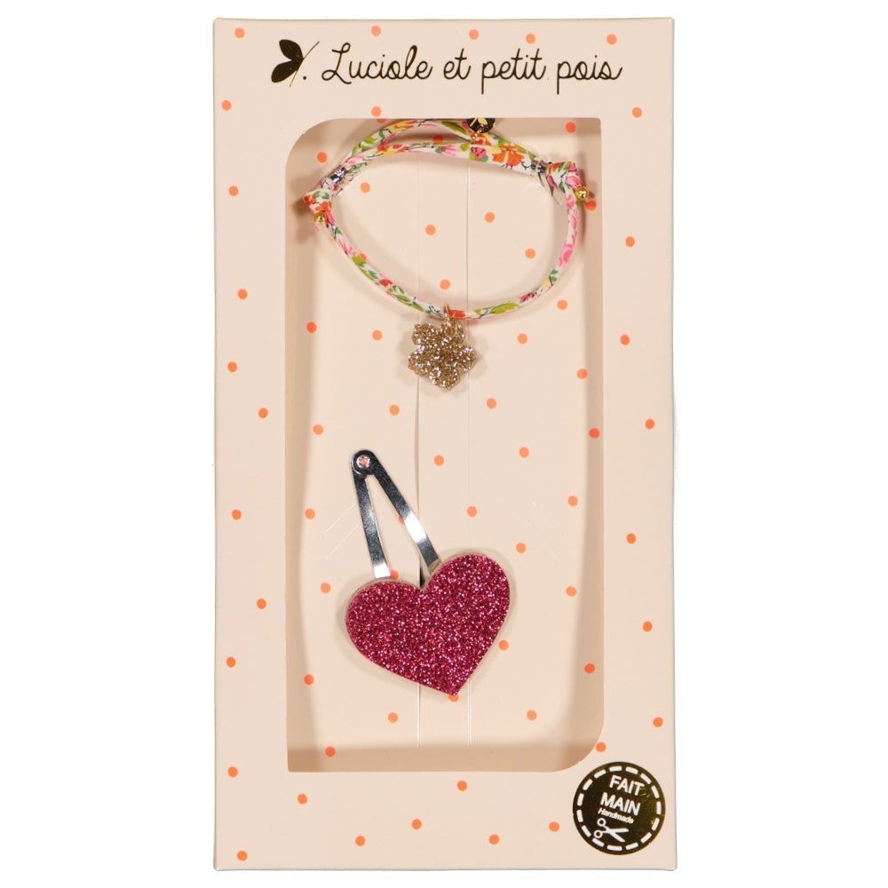 Gift Box - Barrette & Bracelet - Hannah Rose