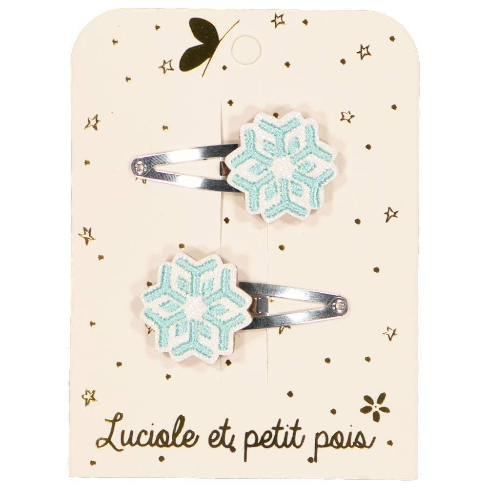 Glitter Blue Snowflake Set