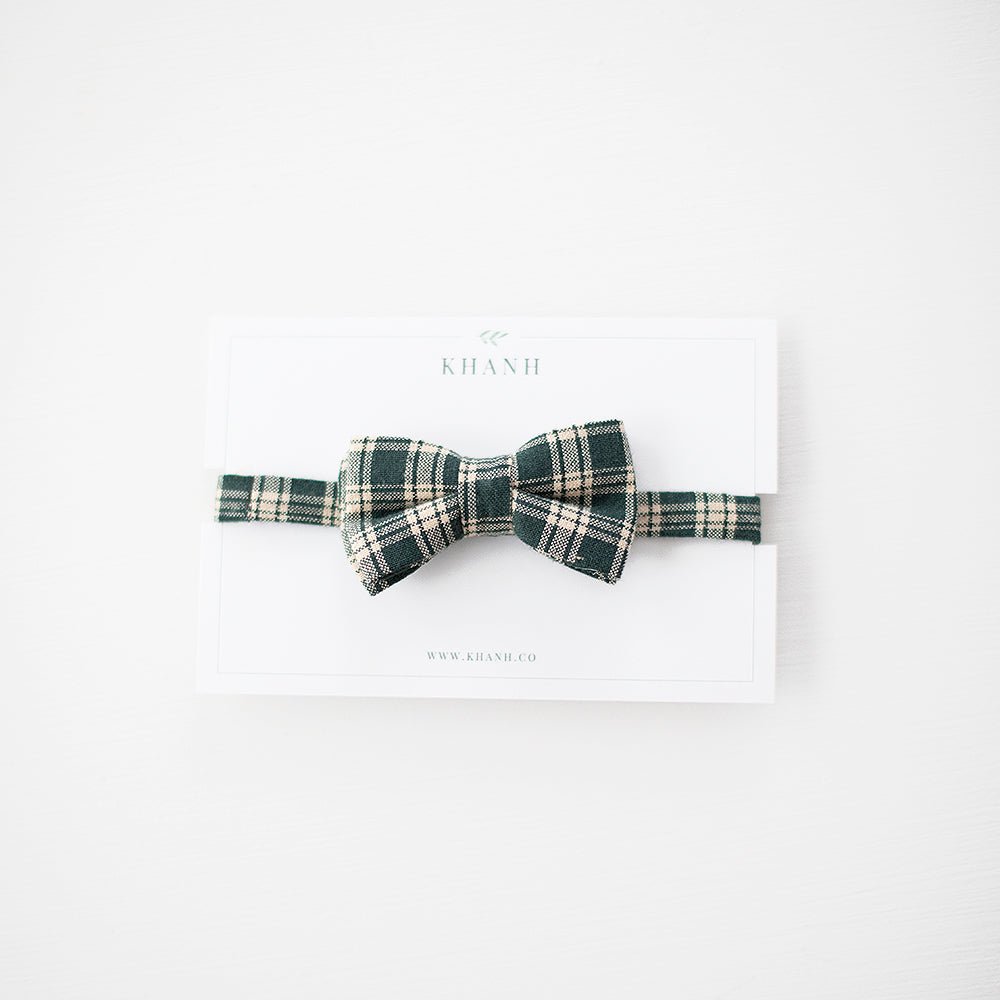 Green Plaid | Bow Tie