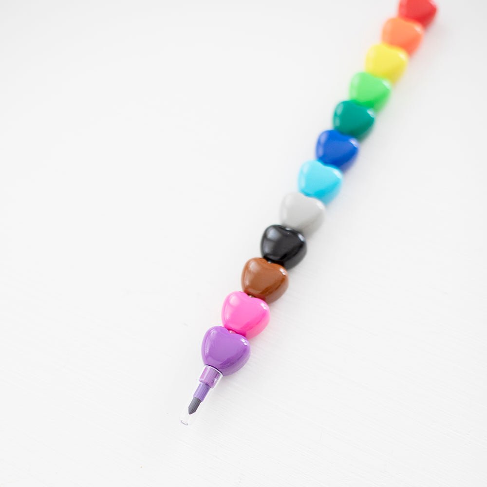 Heart to Heart Stacking Crayons
