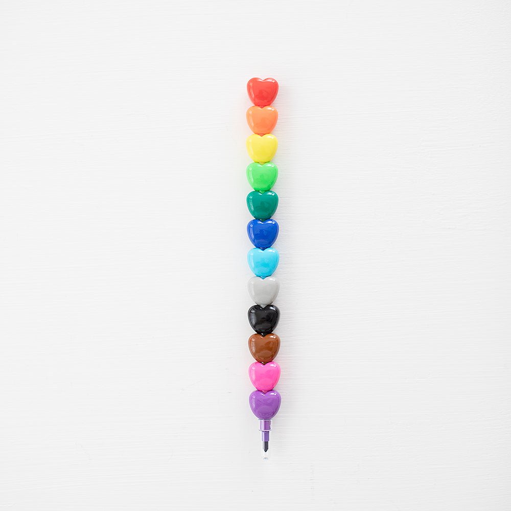 Heart to Heart Stacking Crayons