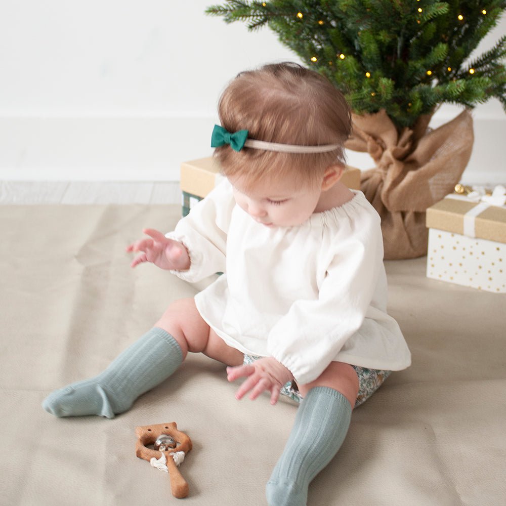 Hunter Green | Mini Bow
