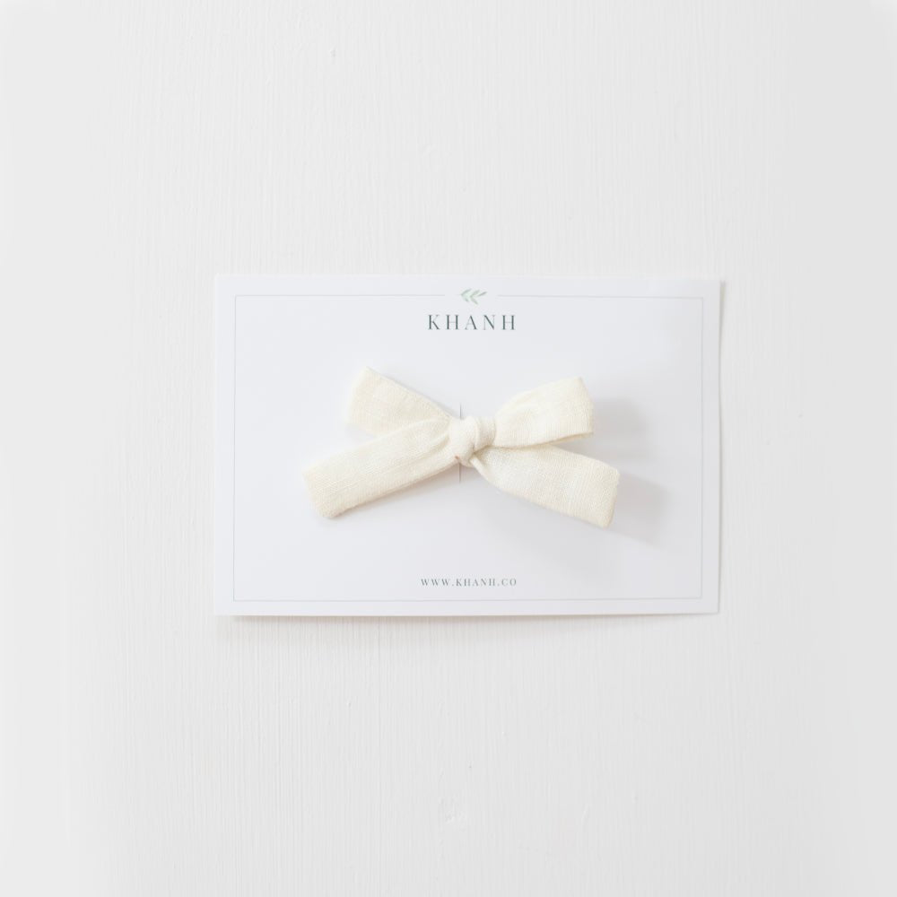 Ivory | Petite Hand - Tied Bow