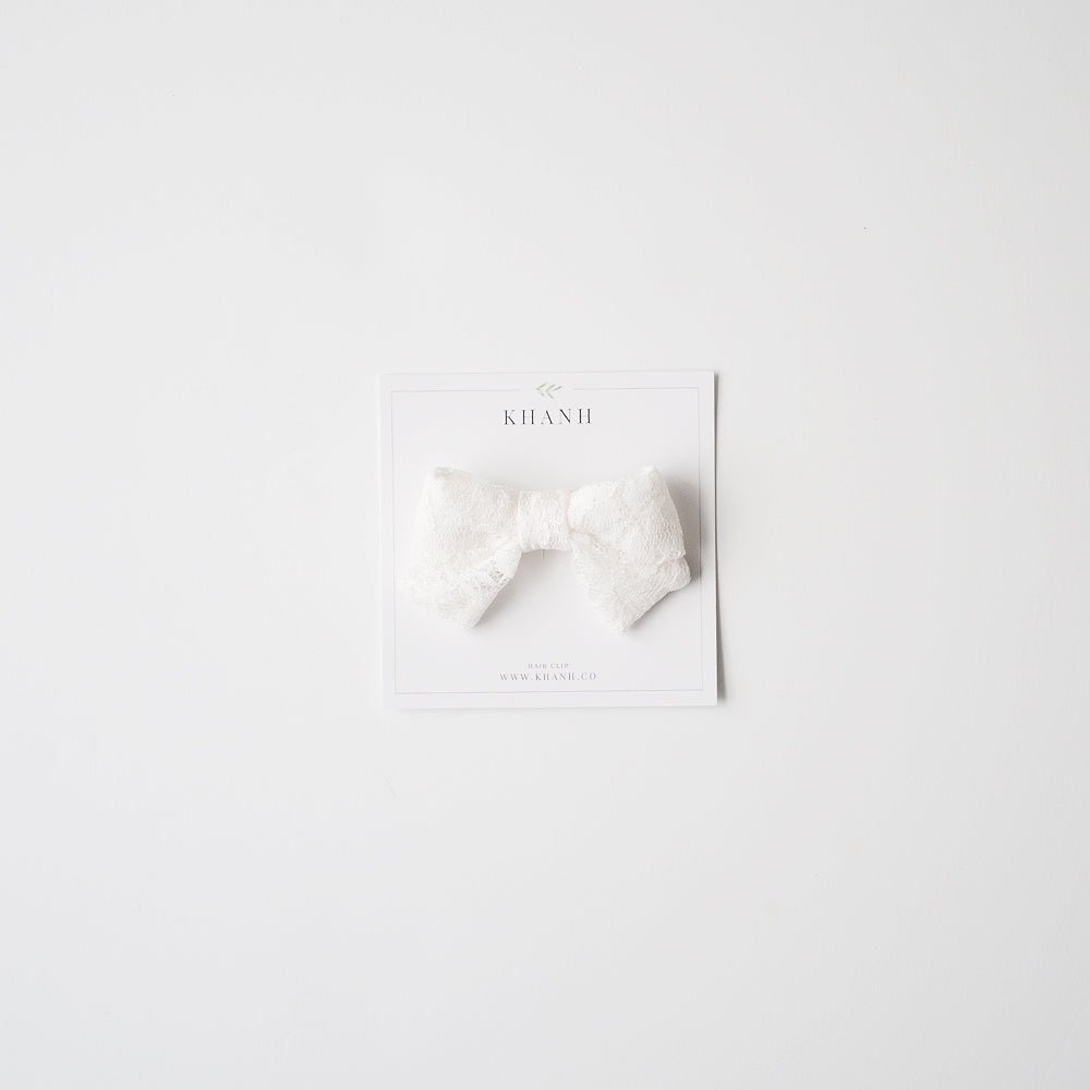 Lace in Ivory | Petite Sailor Bow