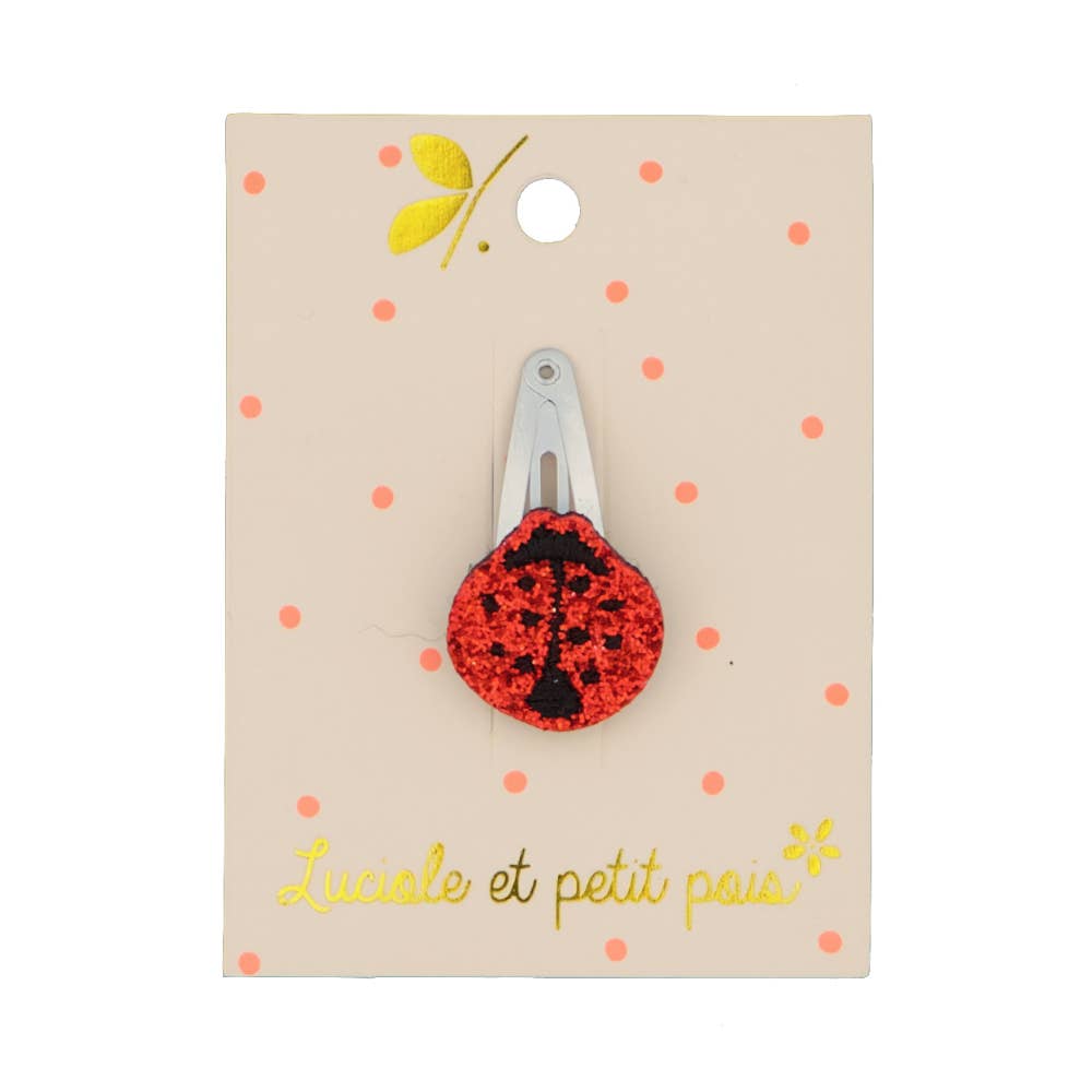 Ladybug hair clip