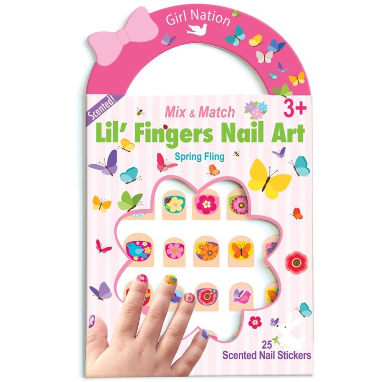 Lil' Fingers Nail Art - Spring Fling