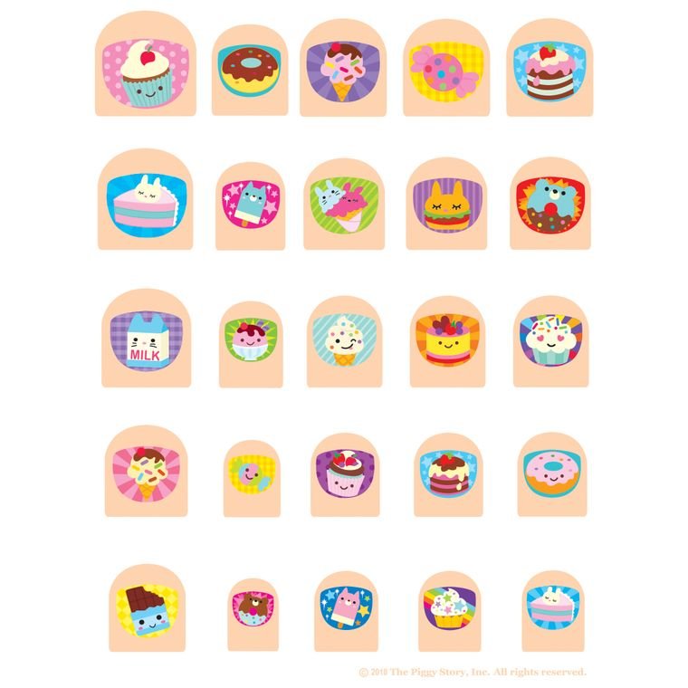 Lil' Fingers Nail Art - Sweet Shop