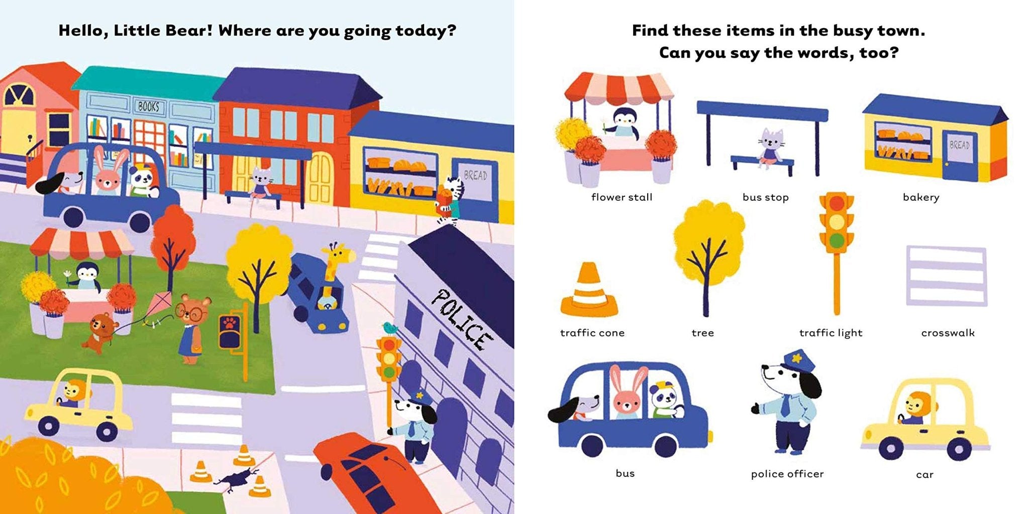 Little Bear: First Words Around Town