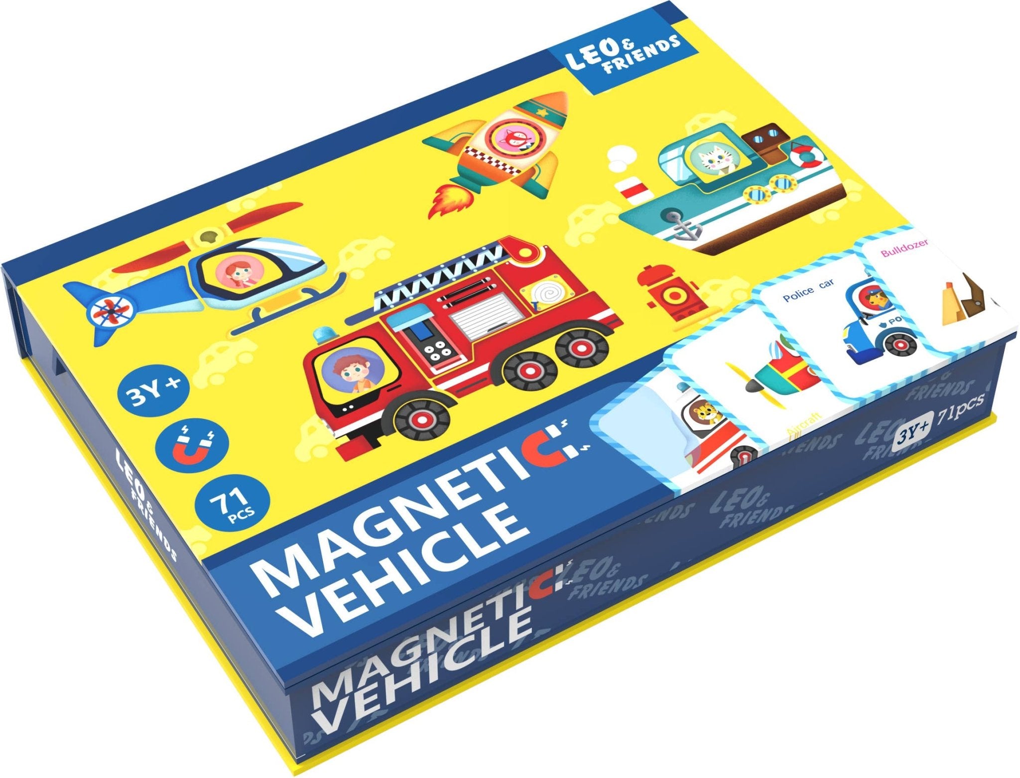 Magnetic transportation Playset