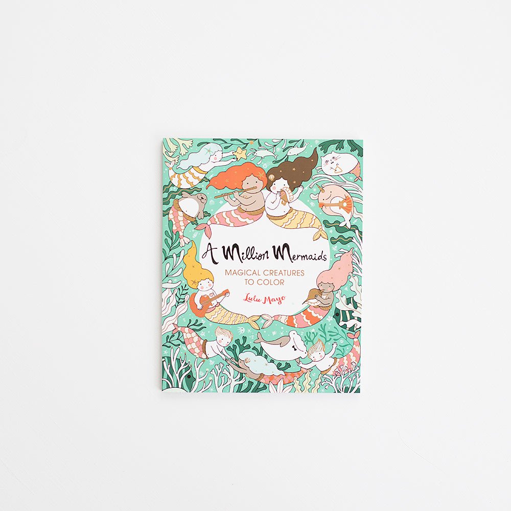 Million Mermaids Coloring Book