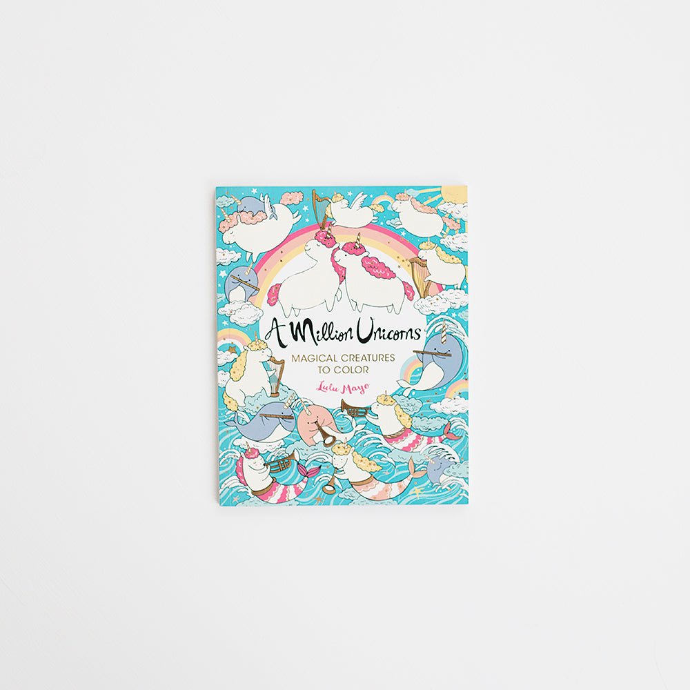 Million Unicorns Coloring Book