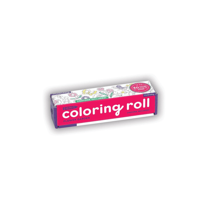 Mini Coloring Roll | Flower Garden
