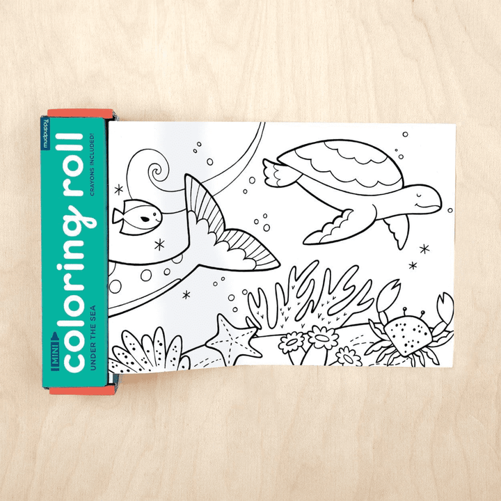 Mini Coloring Roll | Under The Sea