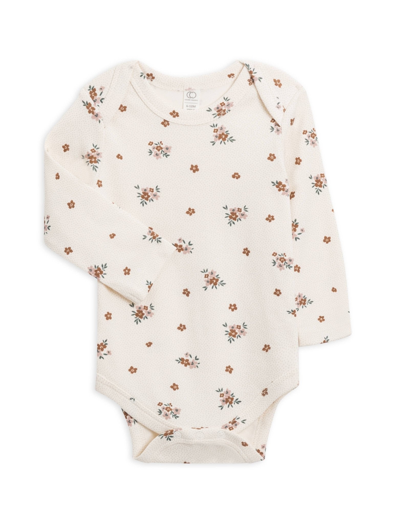 Organic Bodysuit | Bonnie Floral Fig - LAST ONE 18/24M