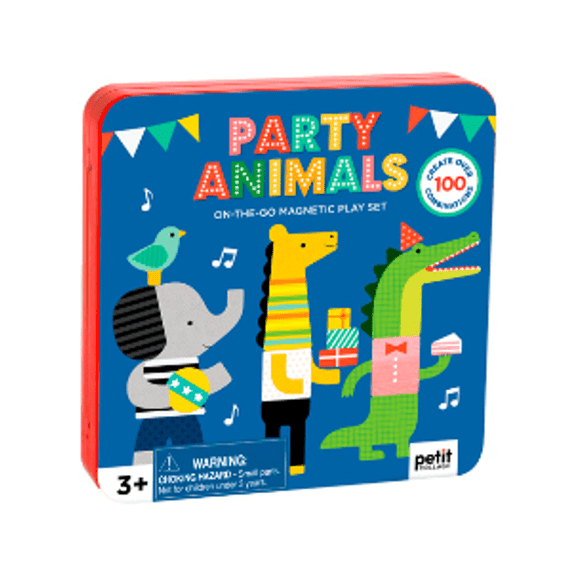 Party Animals On - The - Go Magnetic Play Set