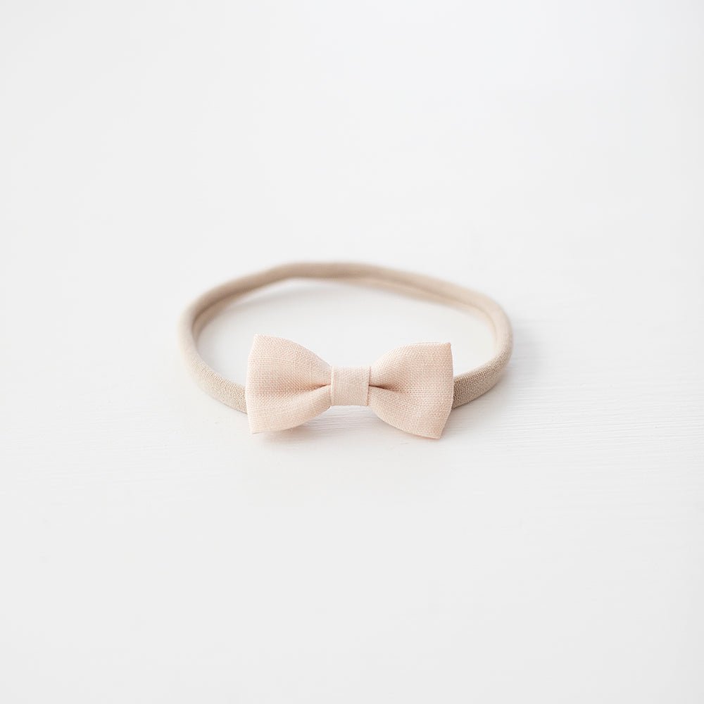Pink Ground | Mini Bow