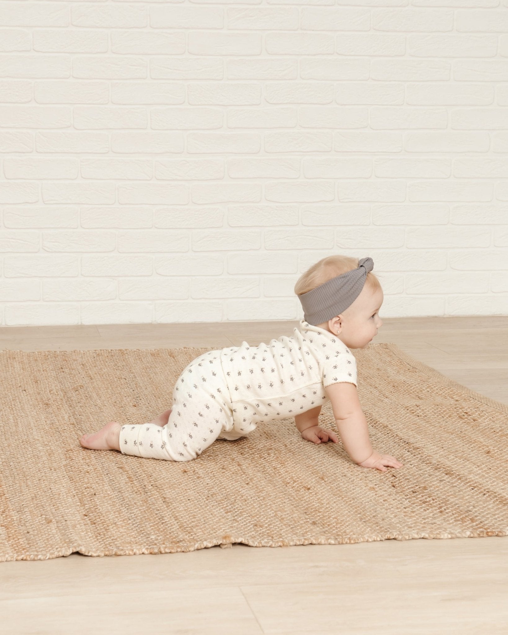 POINTELLE LEGGINGS | INDIGO DITSY