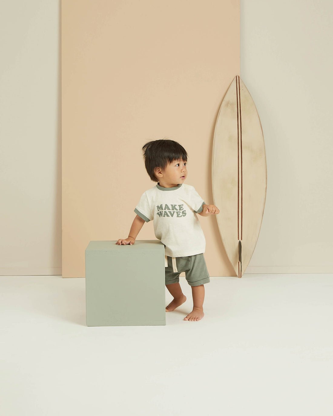 Ringer Tee || Make Waves - LAST ONE 8/9Y