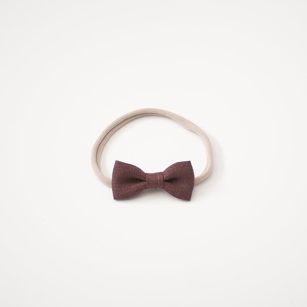 Rose Brown | Mini Bow