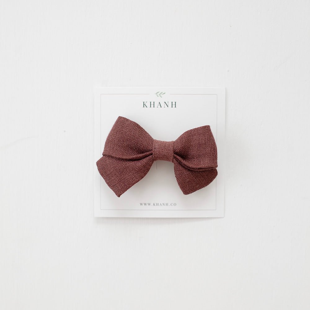 Rose Brown | Petite Sailor Bow
